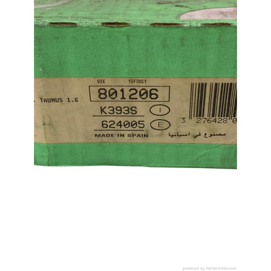 Kit ambreiaj 1.3/1.6 Benzina FORD TAUNUS '80 Saloon (GBS, GBNS) 1979-1982, Saloon, FORD SIERRA Hatchback (GBC) [ 1982 - 1987 ] Valeo 801206 OEM 5010151