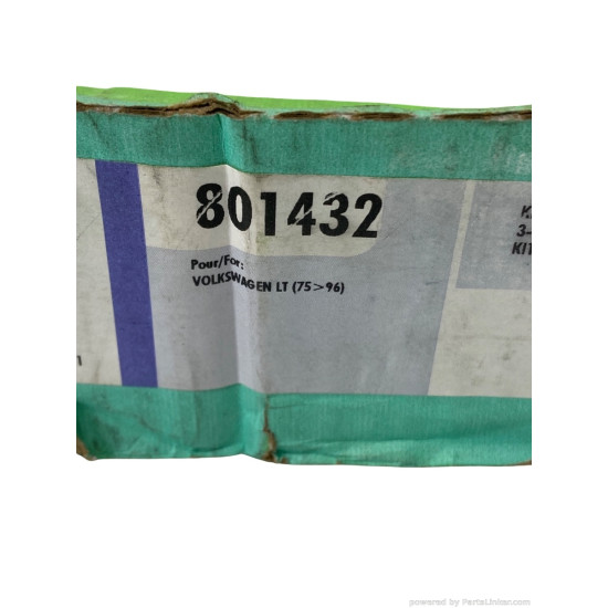 Kit ambreiaj 2.4 TD VOLKSWAGEN LT 40-55 I Box (291-512) [ 1975 - 1996 ], VOLKSWAGEN LT 28-35 I Bus (281-363) [ 1975 - 1996 ] Valeo 801432 OEM 076198141X