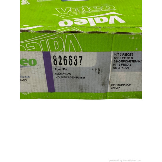 Kit ambreiaj 2.5 TDI SKODA SUPERB (3U4) [ 2001 - 2008 ], AUDI A4 II Avant (8E5, B6) [ 2000 - 2005 ], AUDI A6 II (4B2, 4B4, C5) [ 1997 - 2005 ] Valeo 826637 OEM 059198141X