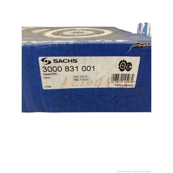 Kit ambreiaj 2.0/2.4 Diesel VOLVO C70 I Coupe (872) [ 1997 - 2002 ], VOLVO V70 I (LV, 875, 876) [ 1995 - 2000 ] SACHS 3000 831 001 OEM 271494