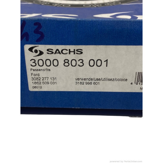 Kit ambreiaj 1.8 Diesel MAZDA 121 III (JASM, JBSM) [ 1996 - 2003 ], FORD PUMA (EC_) [ 1997 - 2002 ], FORD FIESTA IV (JA_, JB_) [ 1995 - 2002 ] SACHS 3000 803 001 OEM 96FX-7L596-BA