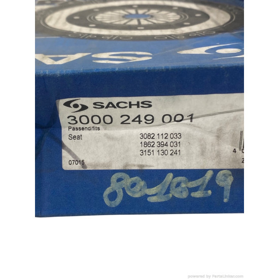 Kit ambreiaj 1.2/1.4/1.5 Benzina SEAT IBIZA I (021A) [ 1984 - 1993 ], SEAT MALAGA (023A) [ 1984 - 1993 ], SEAT RONDA (022A) [ 1982 - 1988 ] SACHS 3000 249 001 OEM SE 021 125 000 B