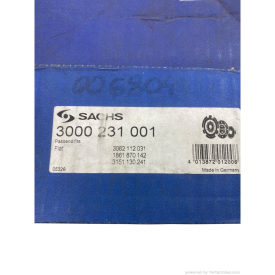 Kit ambreiaj 1.4/1.5/1.6 Benzina LANCIA DELTA II (836_) [ 1993 - 1999 ], INNOCENTI ELBA (146) [ 1991 - 1996 ], FIAT TEMPRA (159_) [ 1990 - 1998 ] SACHS 3000 231 001 OEM 5888809