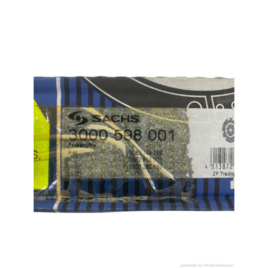 Kit ambreiaj 0.7 Benzina FIAT CINQUECENTO (170) [ 1991 - 1999 ] SACHS 3000 598 001 OEM 5892109