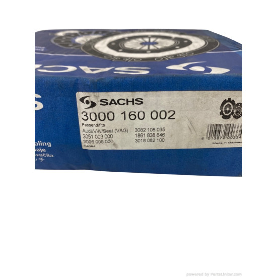 Kit ambreiaj 1.6 TD VOLKSWAGEN GOLF I (17) [ 1974 - 1985 ], ROVER MAESTRO [ 1990 - 1995 ], AUSTIN MAESTRO (XC) [ 1983 - 1992 ] SACHS 3000 160 002 OEM 068 198 141 BX