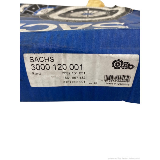Kit ambreiaj 1.6/1.8/2.0 Benzina FORD ESCORT II Saloon (ATH) [ 1973 - 1981 ], FORD SIERRA Hatchback (GBC, GBG) [ 1987 - 1993 ] SACHS 3000 120 001