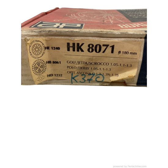 Kit ambreiaj 0.9/1.0/1.1/1.3 Benzina AUDI 50 (86) [ 1974 - 1978 ], VOLKSWAGEN SCIROCCO (53B) [ 1980 - 1992 ], VOLKSWAGEN POLO (86C, 80) [ 1981 - 1994 ] Borg & Beck HK8071 OEM 052 198 141 BX