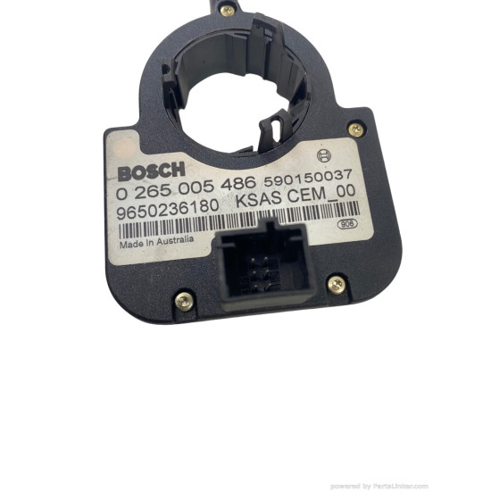 Senzor unghi volan CITROËN C4 I (LC_) [ 2004 - 2013 ], CITROËN C4 Coupe (LA_) [ 2004 - 2013 ] BOSCH 0265005486 OEM 9650236180