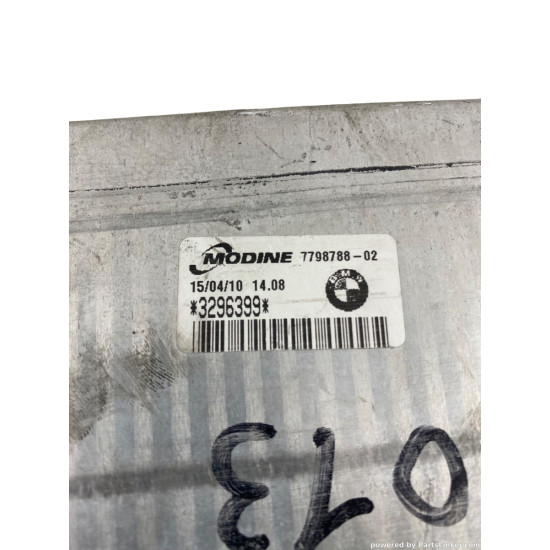Radiator Intercooler 2.0 Diesel N47 BMW 1 Coupe (E82) [ 2006 - 2013 ], BMW 3 V (E90) [ 2004 - 2012 ] OEM 7798788-02