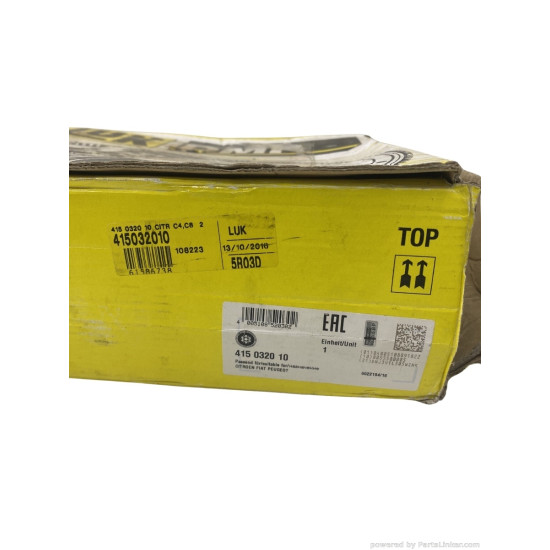 Volanta masa dubla 2.0 HDI CITROËN C8 (EA_, EB_) [ 2002 - > ], CITROËN C4 I (LC_) [ 2004 - 2013 ], FIAT SCUDO (270_, 272_) [ 2007 - > ], PEUGEOT 407 (6D_) [ 2004 - > ] LUK 415 0320 10 OEM 9676364880