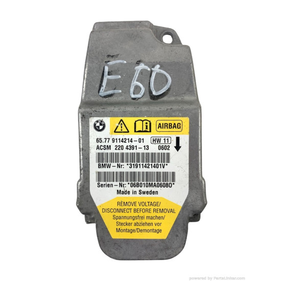 Calculator airbag BMW 5 (E60) [ 2001 - 2010 ] 220439113 OEM 6577911421401