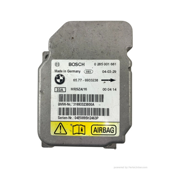 Calculator airbag BMW X5 (E53) [ 2000 - 2007 ] BOSCH 0285001681 OEM 65776933238