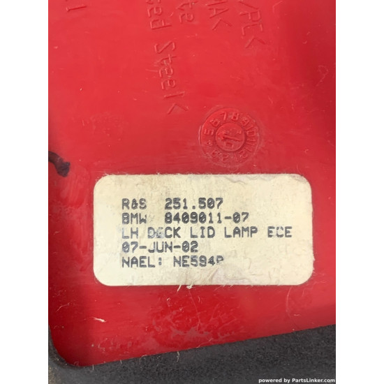 Lampa stop stanga spate BMW X5 (E53) [ 2000 - 2007 ] OEM 8409011