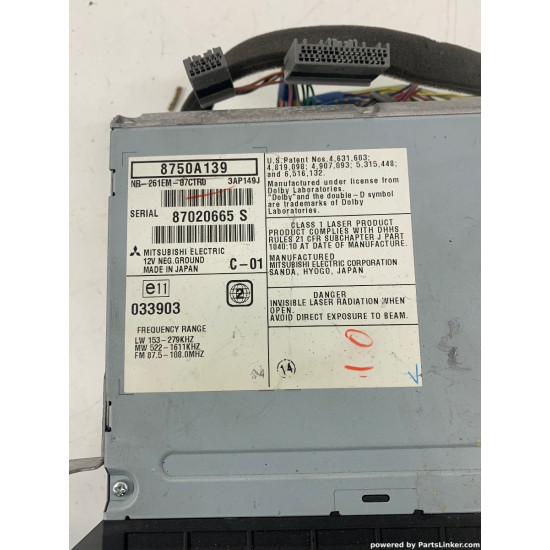 Navigatie auto MITSUBISHI OUTLANDER 2 [ 2006 - 2012 ] OEM 8750A139  8750A090 [Display spart]