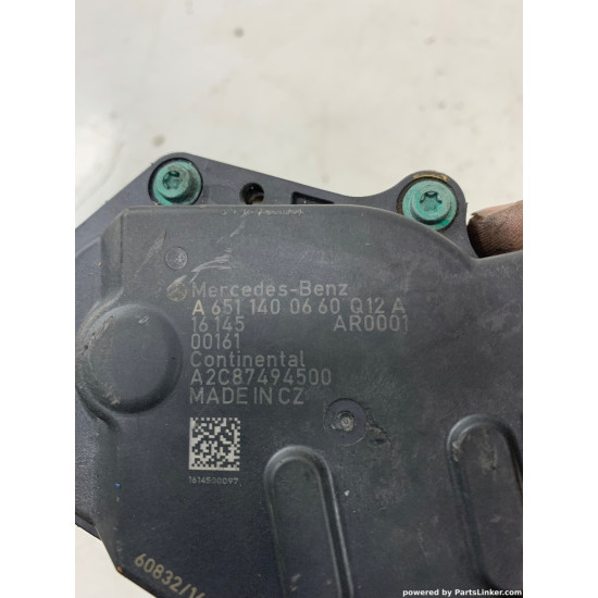 EGR JEEP COMPASS (MK49) [ 2006 - > ], MERCEDES-BENZ B-CLASS II (W246, W242) [ 2011 - > ] OEM A6511400660