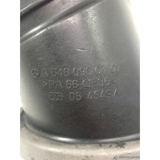 Furtun/Conducta admisie turbina MERCEDES-BENZ C-CLASS II (W203) [ 2000 - 2007 ] OEM A6460980407