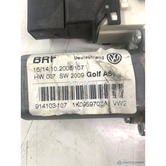 Motoras macara geam stanga spate VOLKSWAGEN GOLF VI (5K1) [ 2008 - 2013 ] OEM 914103107 / 1K0959703A