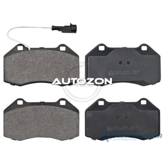 SET Placute frana ALFA ROMEO MITO (955_) [ 2008 - > ] RAL 05P1389A