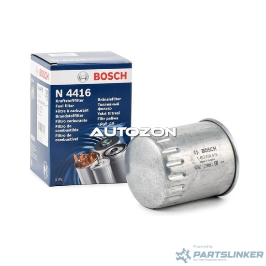 Filtru combustibil MERCEDES-BENZ Clasa G SUV (W463) ( 09.1989 - ...) BOSCH 1457434416