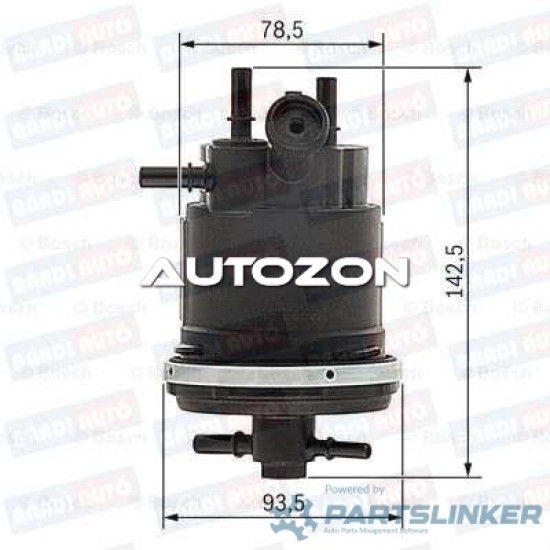 Filtru combustibil CITROËN EVASION (22, U6) [ 1994 - 2002 ] BOSCH 0450907001