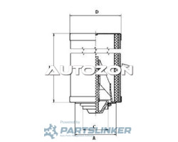 Filtru ulei ALFA ROMEO 159 Sedan (939) (1859 2198 , 160 185 CP) MANN HU69/2X