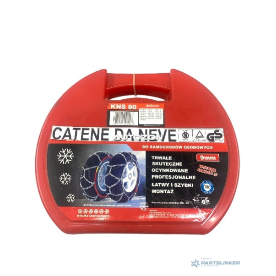 Lanţuri antiderapante CARCOMMERCE 9MM OEM KNS80 R13. R14, R15. R17