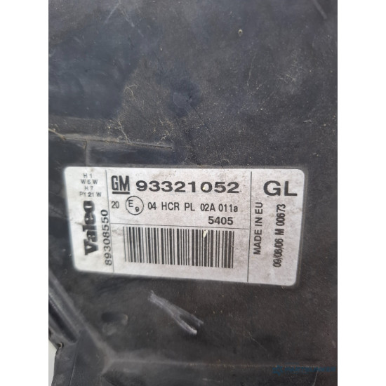 Far stanga fata OPEL MERIVA X03 2003 - 2010, Hatchback Valeo 93321052
