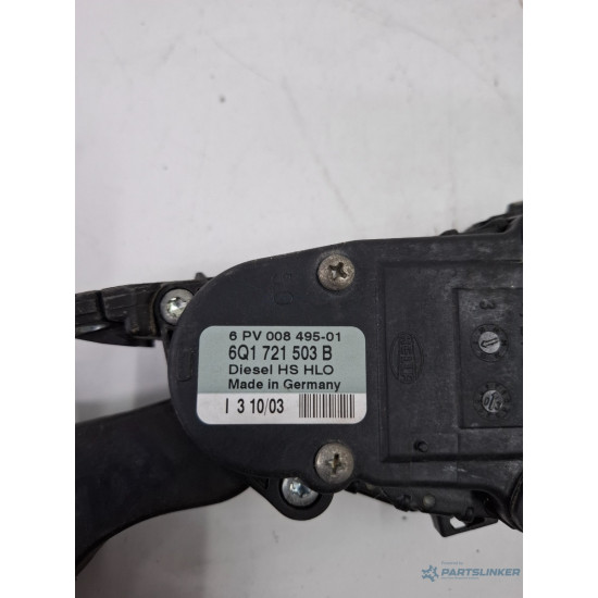 Pedala de acceleratie SKODA FABIA 6Y2 1999 - 2008, VOLKSWAGEN BORA 1J2 1998 - 2013, VOLKSWAGEN GOLF IV 1J1 1997 - 2007, VOLKSWAGEN POLO 9N_ 2001 - 2012 6q1721503b