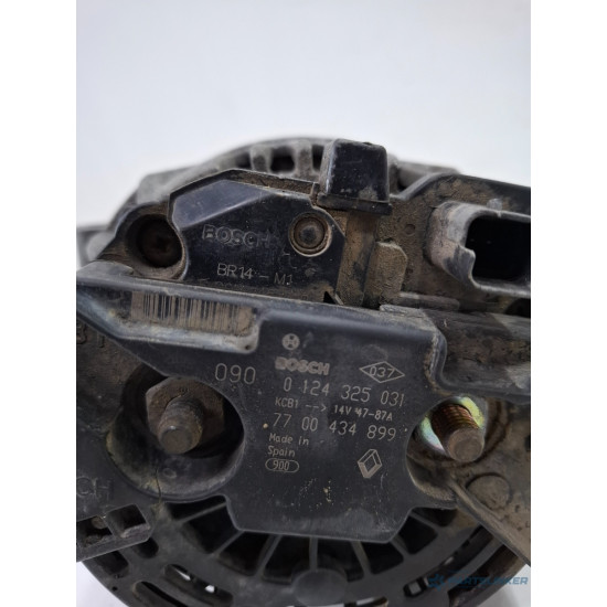 Alternator RENAULT MEGANE II BM0/1_, CM0/1_ 2001 - 2012 1.4 16V K4J 730, K4J 740 0124325031