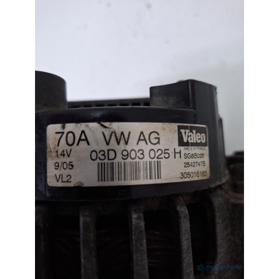 Alternator VOLKSWAGEN POLO 9N_ 2001 - 2012 1.2 12V BZG 03d903025h