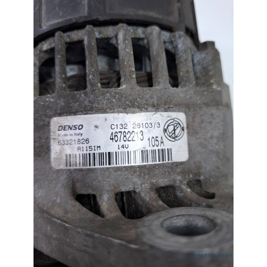 Alternator FIAT DOBLO MPV 119, 223 2001 - > 1.9 JTD 182 B9.000, 223 B2.000 63321826