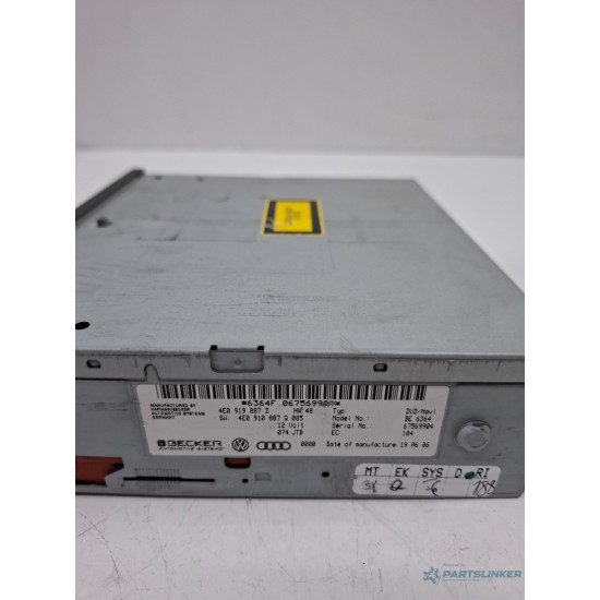 Schimbator CD/DVD AUDI A6/S6 III Saloon 4F2, C6 2004 - 2011 4E0919887D