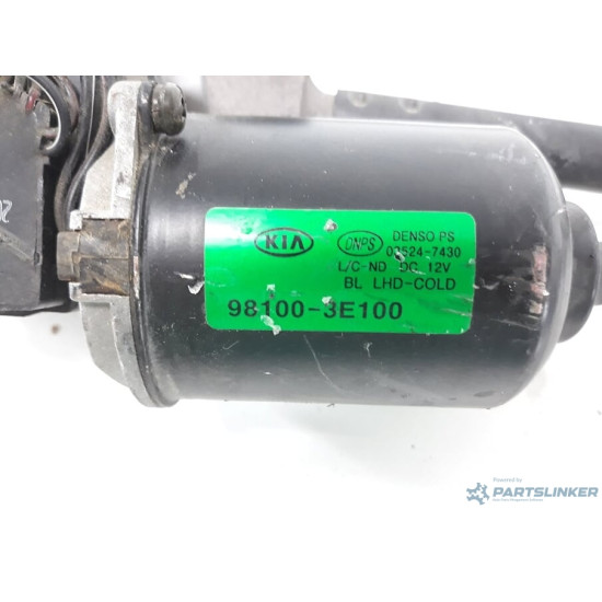 ANSAMBLU MOTORAS STERGATOR PARBRIZ KIA SORENTO KIA SORENTO I JC 2002 - >, KIA SPORTAGE JE_, KM_ 2004 - > DENSO 98100-3E100