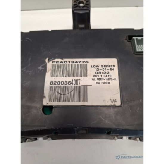 Ceas RENAULT MEGANE II KM_ 2003 - 2009 8200364007