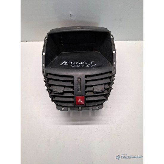 Grila aer centrala  PEUGEOT 207 SW WK_ 2007 - >