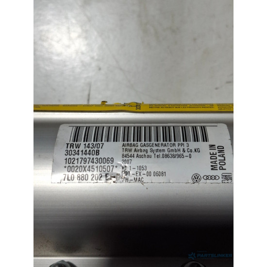 Airbag pasager VOLKSWAGEN TOUAREG 7LA, 7L6, 7L7 2002 - 2013 V6 TDI BKS, CATA 7l0880202e