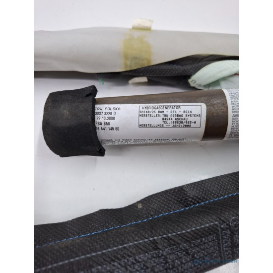 Airbag cortina dreapta CITROËN C4 Grand Picasso I UA_ 2006 - 2013 HDi 9HY (DV6TED4), 9HZ (DV6TED4) 9654114980