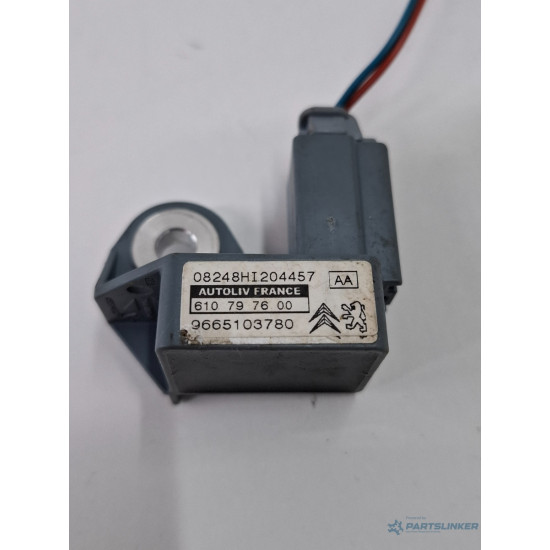 Senzor de impact airbag CITROËN C4 Grand Picasso I UA_ 2006 - 2013 HDi 9HY (DV6TED4), 9HZ (DV6TED4) 9665103780
