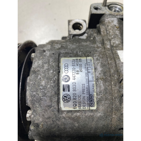 Compresor  AC VOLKSWAGEN GOLF IV Variant 1J5 1999 - 2006, SKODA FABIA 6Y2 1999 - 2008 1.4 16V AUB, BBZ, VOLKSWAGEN POLO 9N_ 2001 - 2012 1.4 16V AUA, BBY, BKY 6q0820803d