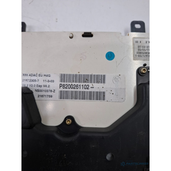 Vitezometru (indicatoare de bord) RENAULT CLIO II Box SB0/1/2_ 1998 - > p8200261102
