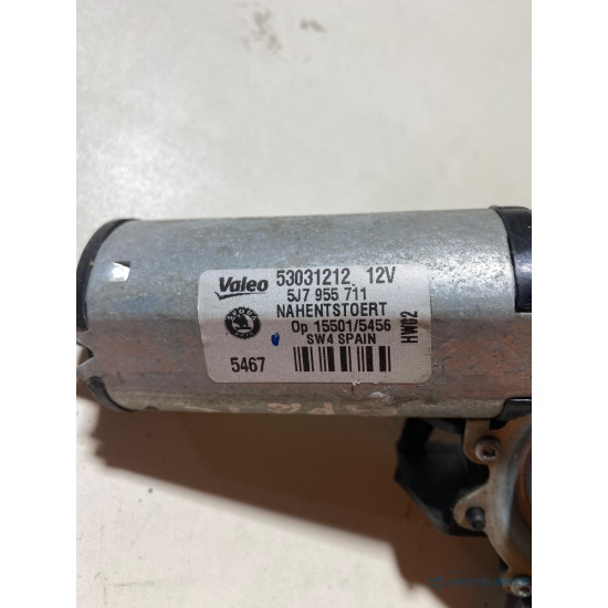 Motor stergator luneta SKODA ROOMSTER 5J 2006 - 2015 1.4 LPG BXW, CGGB Valeo 53031212 5j7955711