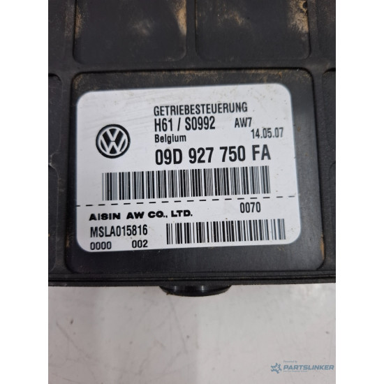 Modul/unitate de control cutie de viteze VOLKSWAGEN TOUAREG 7LA, 7L6, 7L7 2002 - 2013 3.0 V6 TDI BKS, CATA 09d927750fa