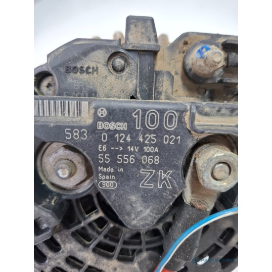 Alternator OPEL AGILA A H00 2000 - 2007, OPEL TIGRA TwinTop X04 2004 - 2010, OPEL ASTRA H L48, A04 2004 - 2014, OPEL CORSA C F08, F68, X01 2000 - 2009, OPEL MERIVA X03 2003 - 2010 1.4 16V Twinport Z 14 XEP 0124425021