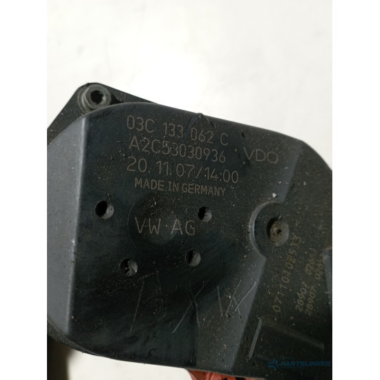 Supapa clapeta de acceleratie electrica SKODA SUPERB 3T4 2008 - 2015 1.4 TSI CAXC, SEAT ALTEA XL 5P5, 5P8 2006 - > 1.4 16V BXW, CGGB, VOLKSWAGEN GOLF VI 5K1 2008 - 2013 1.4 TSI CAXA, SEAT LEON II 1P1 2005 - 2013 1.4 16V BXW, CGGB, VOLKSWAGEN GOLF V Varian