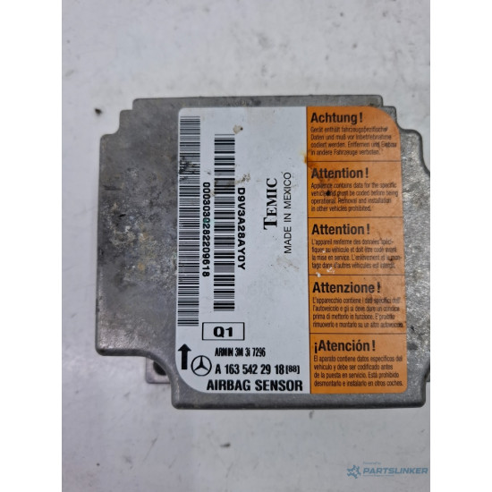 Modul/unitate de control airbaguri MERCEDES-BENZ M-CLASS II W164  2005 - 2012 A1635422918