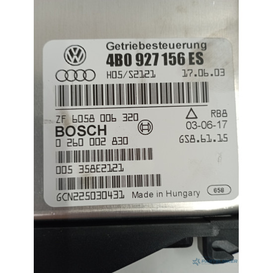 Modul/unitate de control cutie de viteze AUDI A6 II 4B2, 4B4, C5 1997 - 2005 2.5 TDI AKE, BAU, BDH, BND 4b0927156es