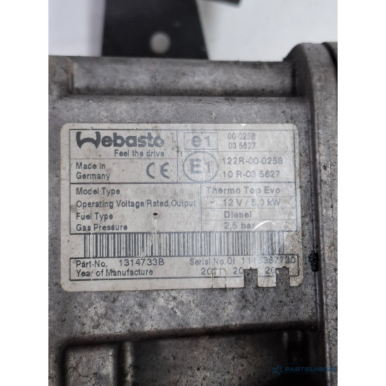 Preincalzitor auxiliar (Webasto) OPEL ASTRA J Sports Tourer P10 2010 - 2015 CDTI A 20 DTH 1314974a