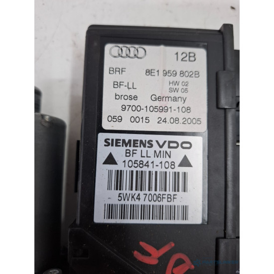 Motoras geam dreapta fata AUDI A4 III 8EC, B7 2004 - 2008 TDI BPW 8e1959802b