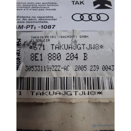 Airbag pasager AUDI A4 III 8EC, B7 2004 - 2008 TDI BPW 8e1880204b