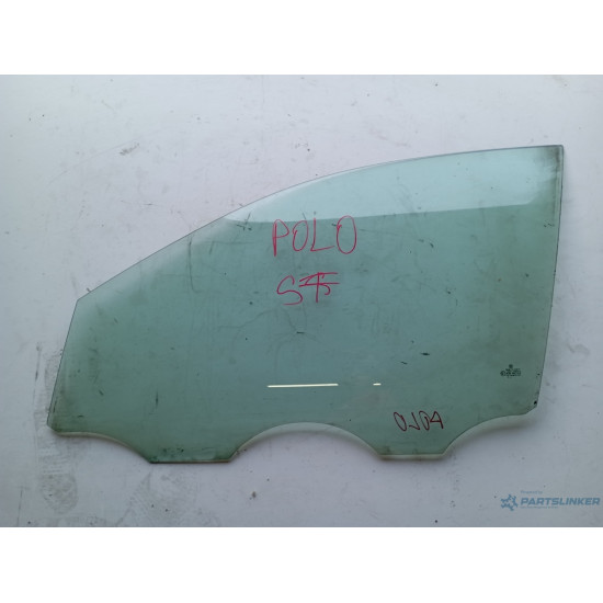 Geam portiera fata, patru usi stanga fata VOLKSWAGEN POLO 9N_ 2001 - 2012